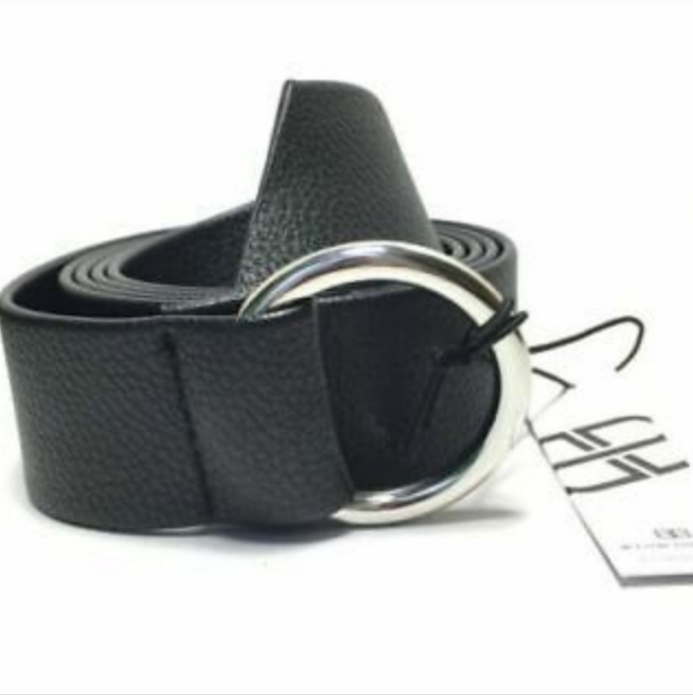 NWT B-Low The Belt black‎ And Silver Women's Belt OS